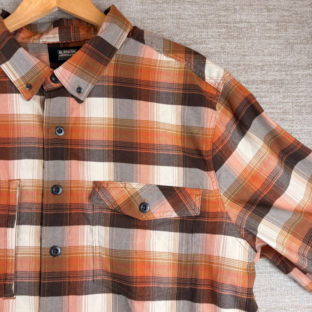 NWOT Alaskan Hardgear Boar's Nest Mens 2XL Tall Plaid Heavy Flannel Shirt Duluth
